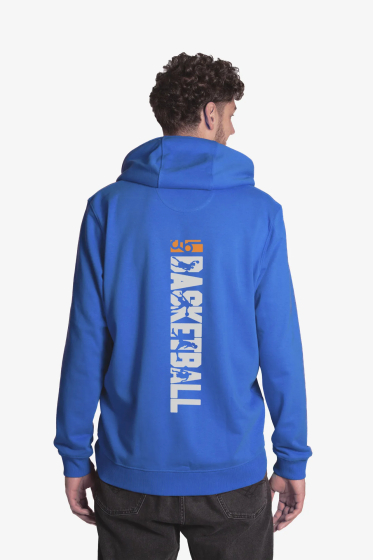 "BASKETBALL BACK" Zipper