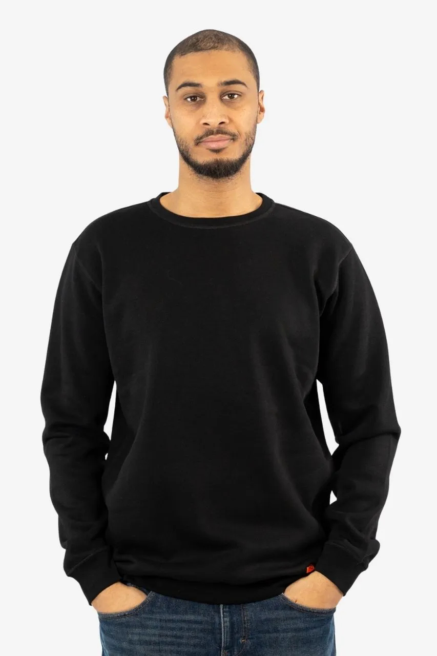 Langer Sweater in schwarz fuer Menschen ab einer Groesse von 1,90 Meter