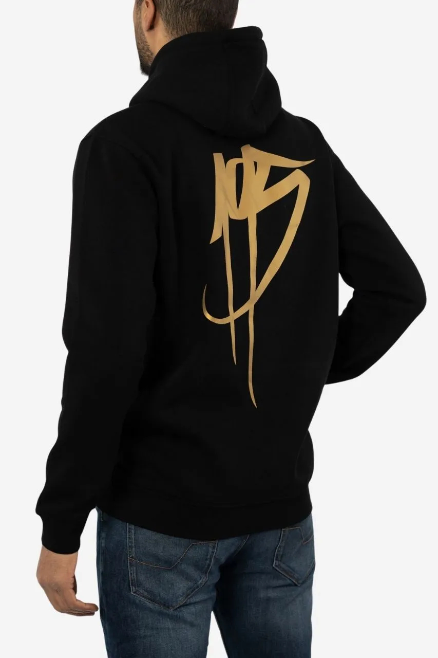 Hoodie met '195'-print op de achterkant