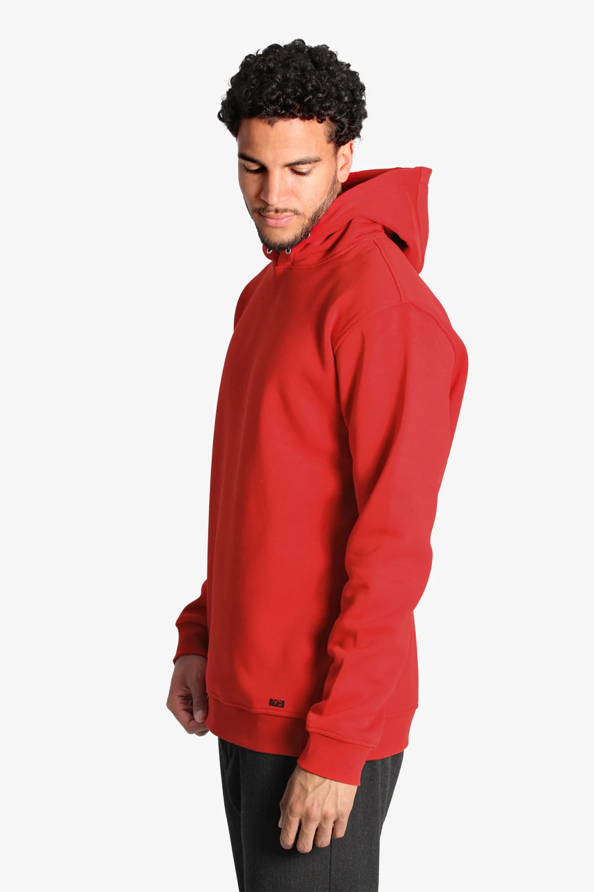 Langer Hoodie in weiss fuer Grosse Menschen ab einer Groesse von 1,90 Meter