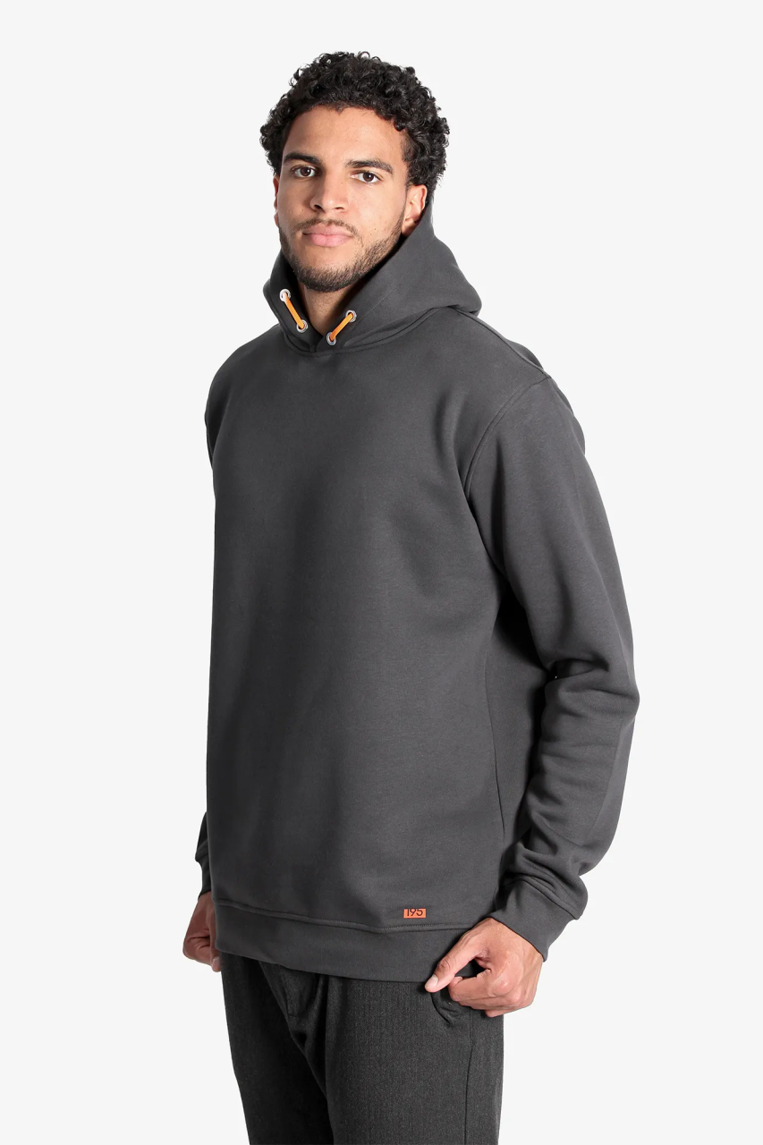 Langer Hoodie in weiss fuer Grosse Menschen ab einer Groesse von 1,90 Meter