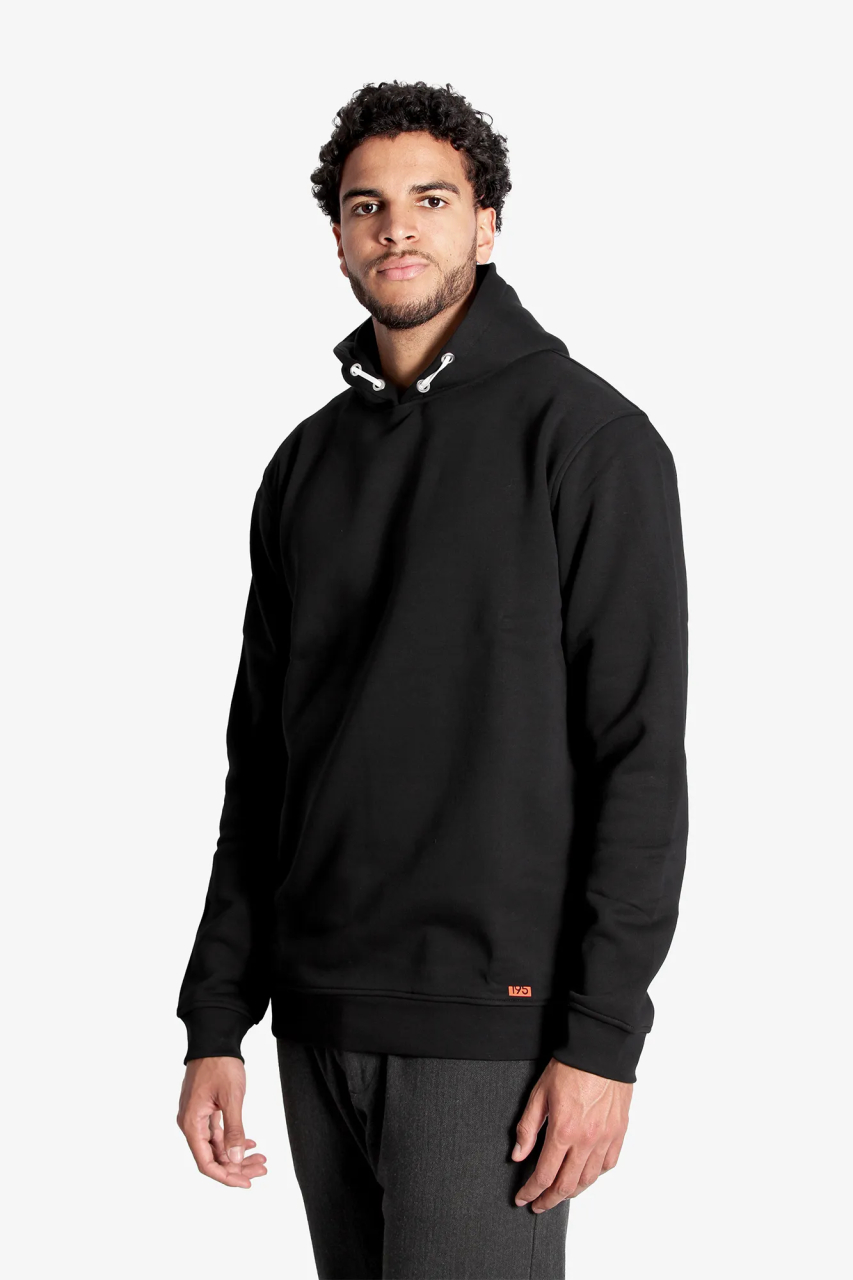 Langer Hoodie in weiss fuer Grosse Menschen ab einer Groesse von 1,90 Meter