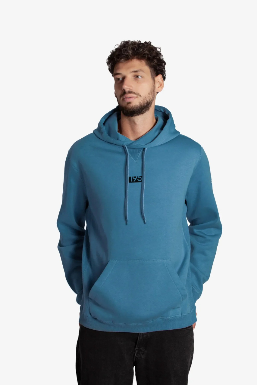 Extra Langer oversized Hoodie in hellblau fuer grosse Menschen