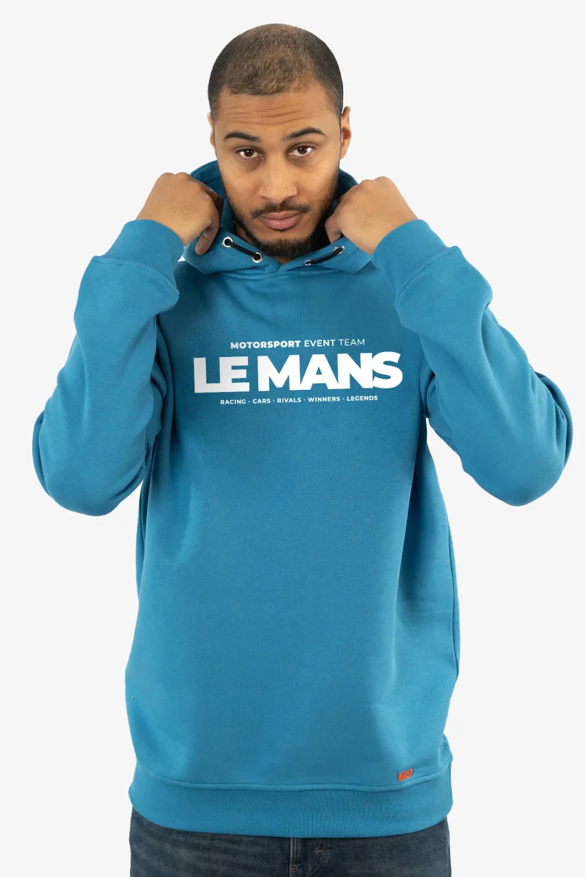 Extra Langer Hoodie in weiss fuer Menschen ab einer Groesse von 1,90 Meter