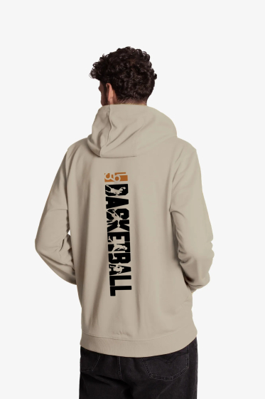 "BASKETBALL BACK" Zipper