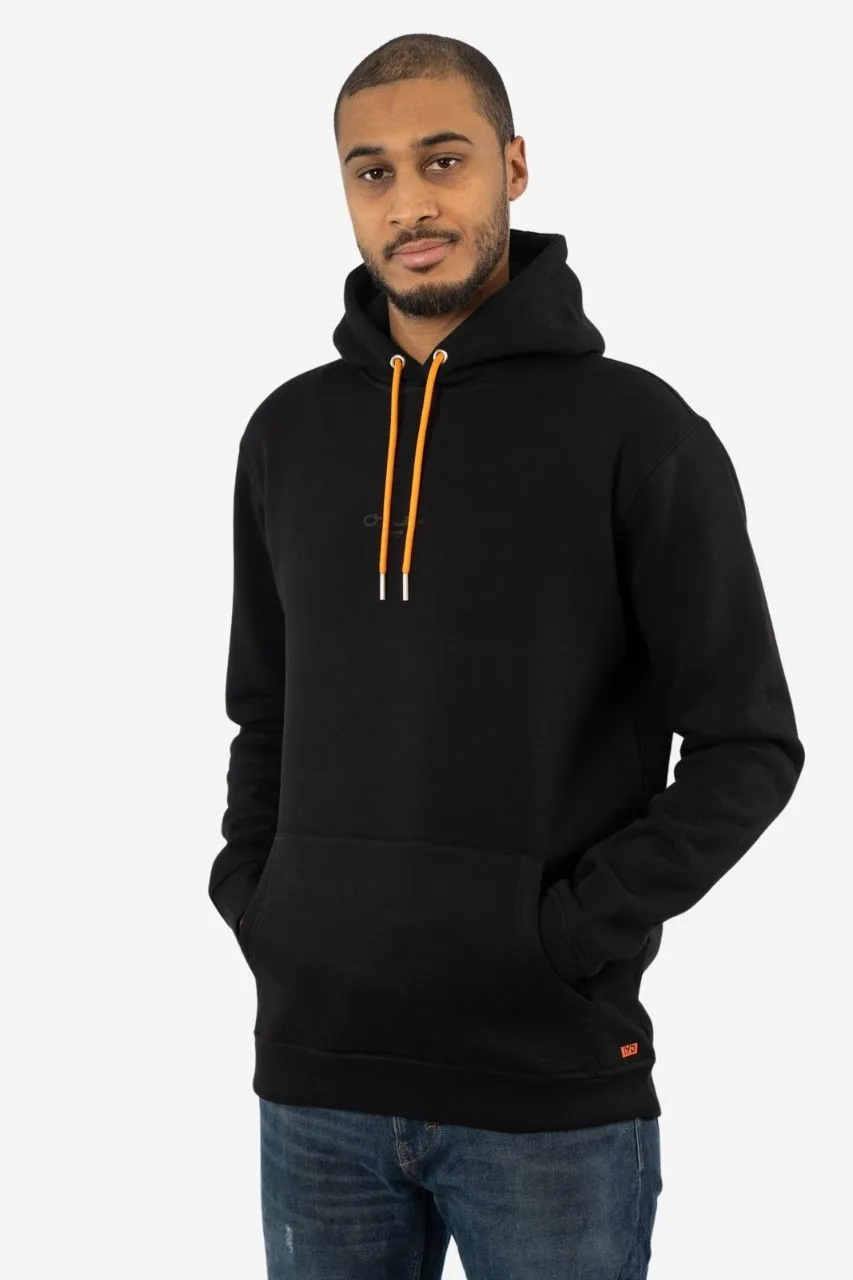 Extra Langer Hoodie in schwarz fuer grosse Herren